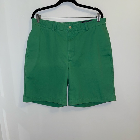 Vineyard Vines Classic Fit 9” Club Shorts Men’s Size 36 Green Cotton Flat Front - Picture 4 of 12